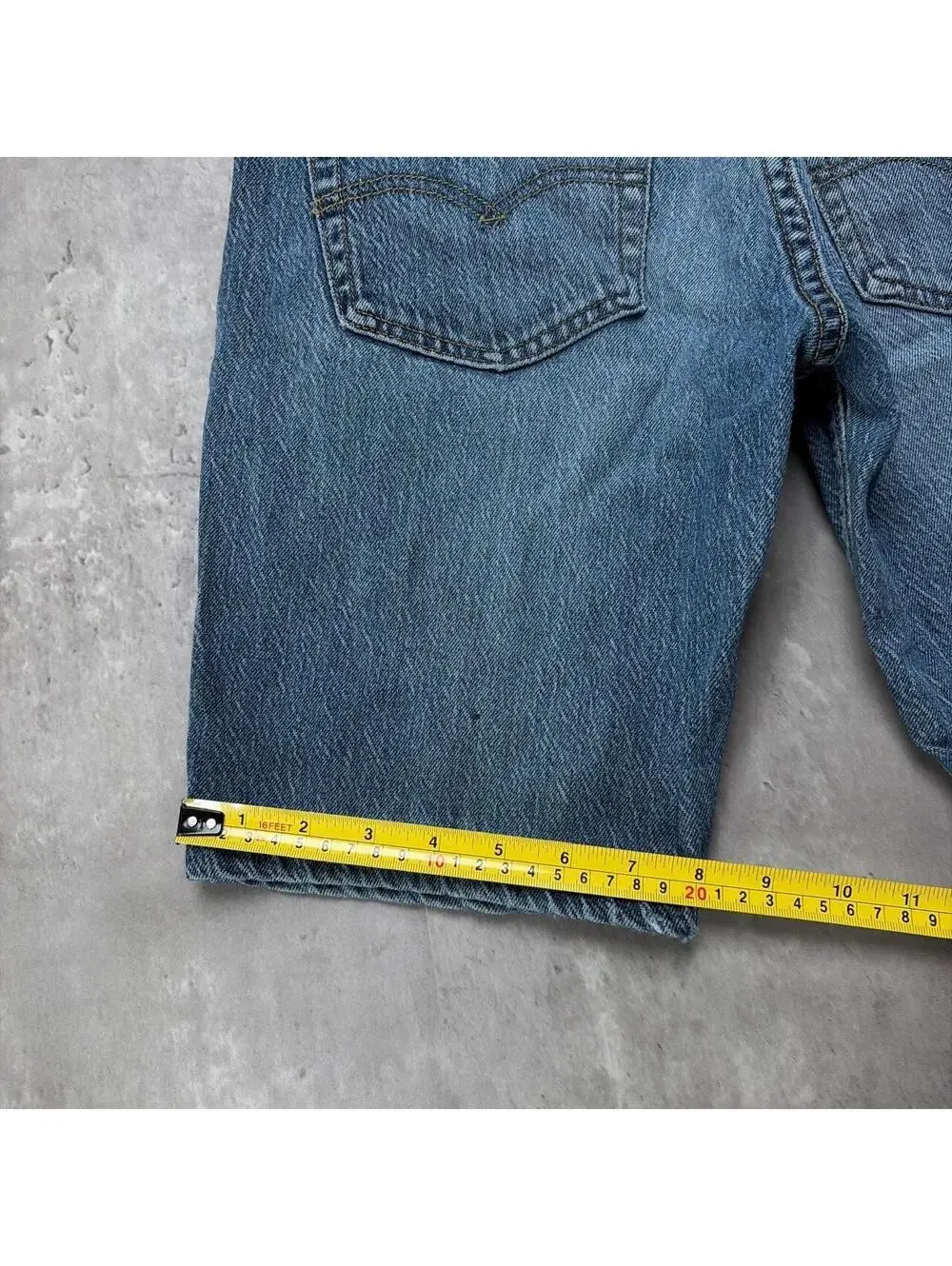 Y2K Blue Levi’s Grunge Skater Loose  Denim Jorts